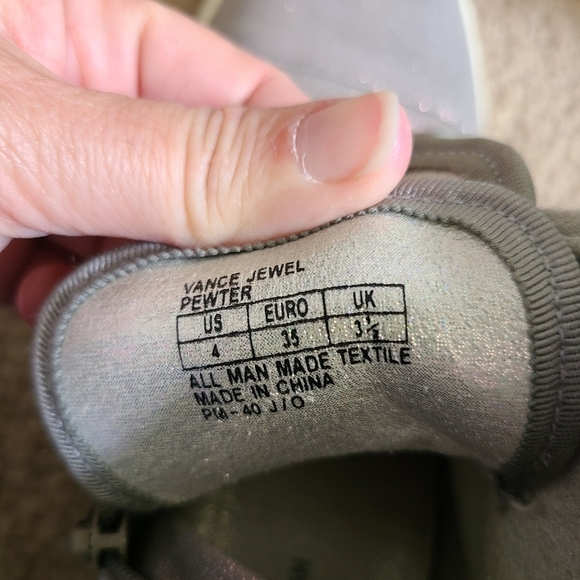 Stuart Weitzman Vance Jewel Hidden Wedge High Top Sneaker - Picture 8 of 11